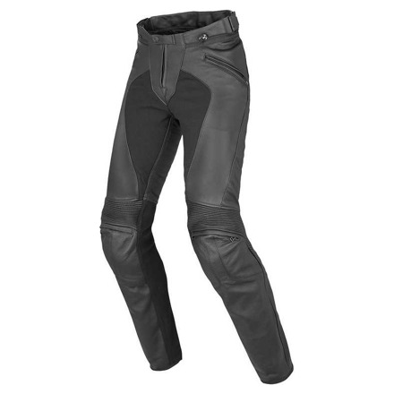 Dainese Pony C2 Dames Leren Motorbroek, Zwart (1 van 1)