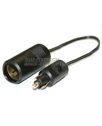 12V ADAPTER KABEL MET PLUG (20 CM.).