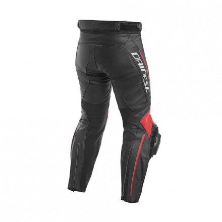 Dainese DELTA 3 LEATHER PANTS, Zwart-Rood (2 van 2)