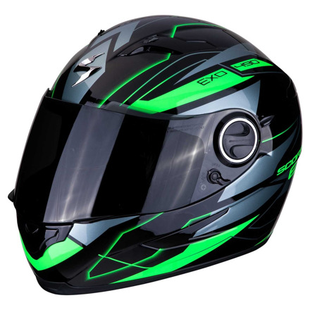Scorpion EXO-490 NOVA, Zwart-Groen (1 van 1)
