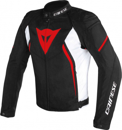 Dainese AVRO D2 TEX JACKET, Zwart-Wit-Rood (1 van 1)