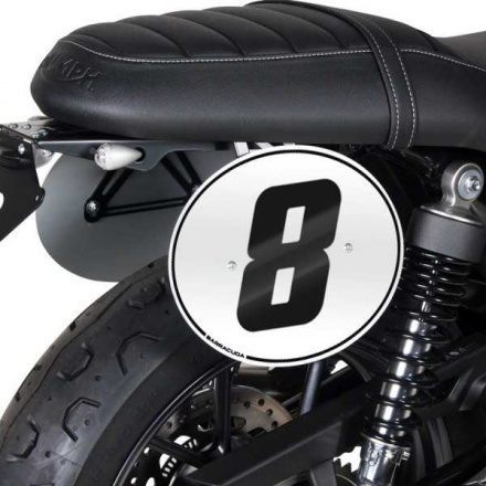 Nummerbord Set Triumph Street Twin