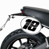 Barracuda Nummerbord Set Ducati Scrambler (2015 - 2017), N.v.t. (Afbeelding 1 van 2)