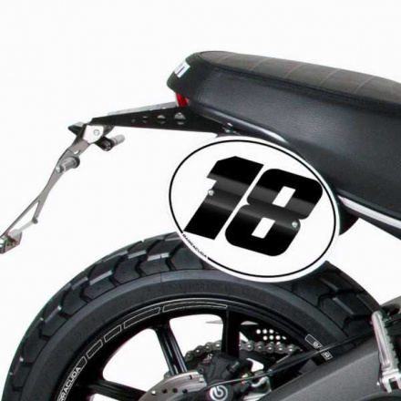 Barracuda Nummerbord Set Ducati Scrambler (2015 - 2017), N.v.t. (1 van 2)