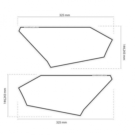 Barracuda Sticker Set Honda X-adv, N.v.t. (2 van 2)