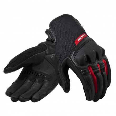Gloves Duty - Zwart-Rood