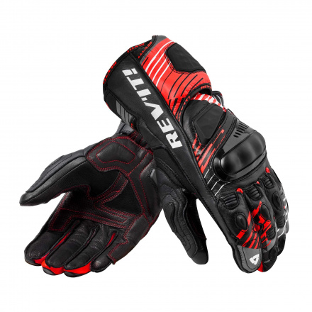 Gloves Apex - Neon Rood-Zwart