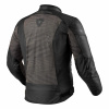 REV'IT! Jacket Torque 2 H2O, Zwart-Antraciet (Afbeelding 2 van 2)