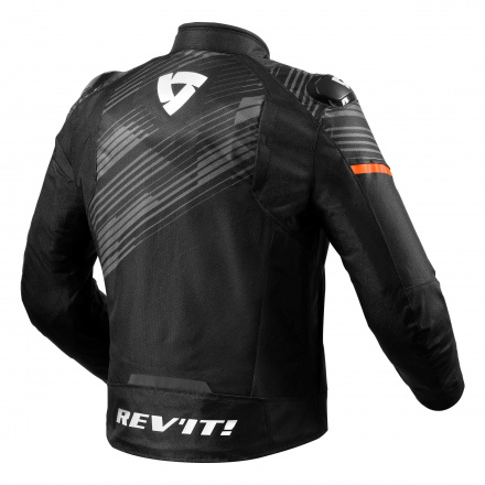 REV'IT! Jacket Apex H2O, Zwart-Neon Oranje (2 van 2)