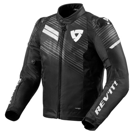 REV'IT! Jacket Apex H2O, Zwart-Wit (1 van 2)