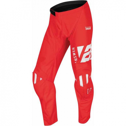 ANSWER A22 Syncron Merge Kids Pants, Rood-Wit (7 van 8)