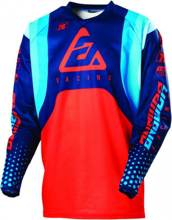 ANSWER Syncron Jersey Swish Blue/Asta/Red (8006259), Blauw-Oranje (1 van 1)