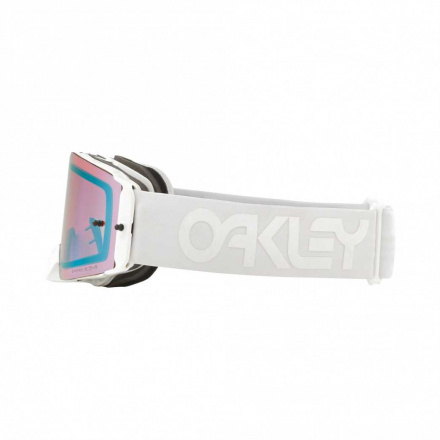 Oakley Crossbril Front Line MX Factory Pilot Whiteout - Prizm Sapphire le, Wit (4 van 5)