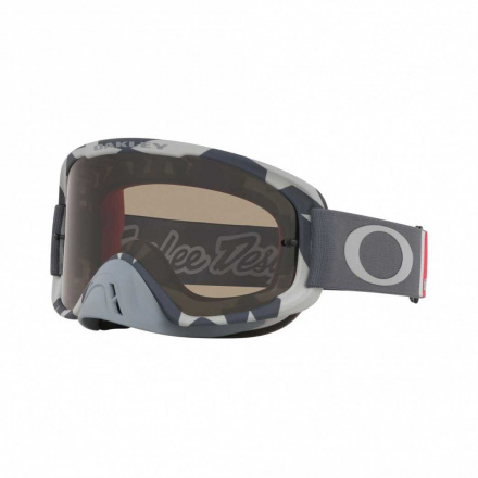Oakley Crossbril O Frame 2.0 MX TLD Low VIS Grey - Dark Grey & Clear, Donker Grijs (1 van 1)