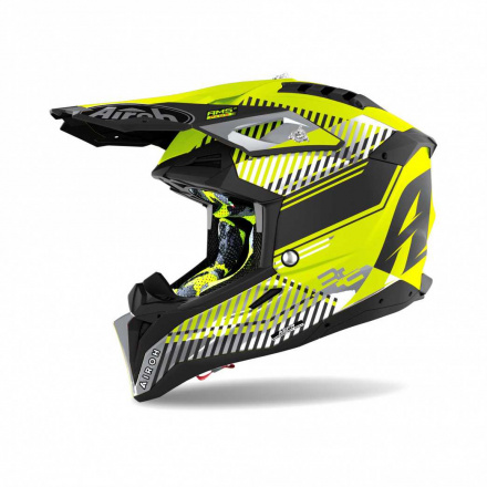 Airoh Aviator 3 Wave, Mat geel (1 van 2)