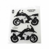Adventure stickers Moto Planisvero 20x24 cm