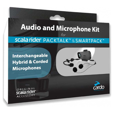 Audio kit Packtalk/Smartpack - Zwart