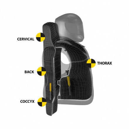 MotoAirbag V2.0, Zwart (5 van 5)