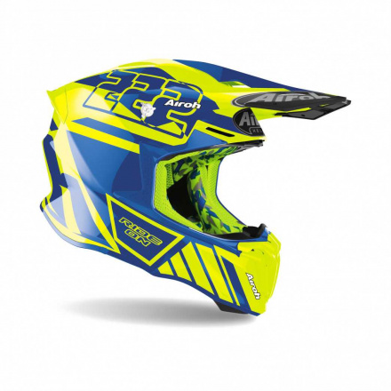 Airoh Twist 2.0 Cairoli Replica 2020, Fluor-Geel (3 van 5)