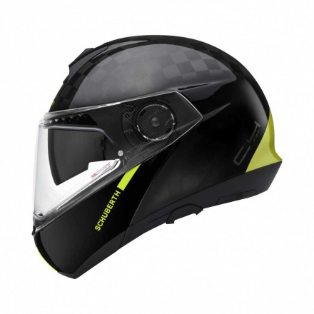 Schuberth C4 Pro Carbon Fusion, Geel (2 van 4)