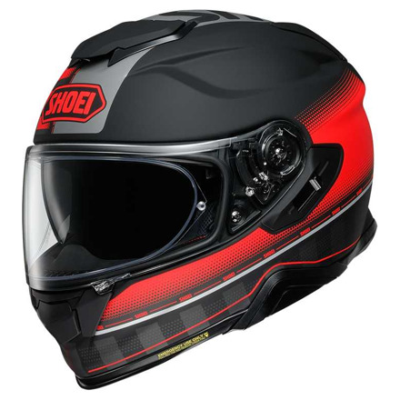 Shoei GT-AIR 2 Tesseract, Mat Zwart-Rood (1 van 3)