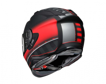 Shoei GT-AIR 2 Tesseract, Mat Zwart-Rood (2 van 3)