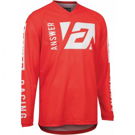 ANSWER A22 Syncron Merge Jersey, Rood-Wit (1 van 8)