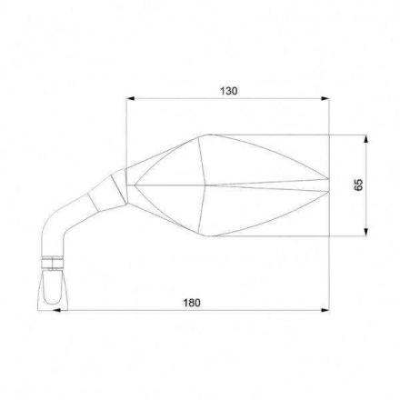 Barracuda Spiegel Adaptorset Yamaha, N.v.t. (4 van 11)