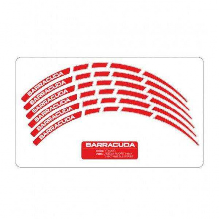 Barracuda Wheel Stripes For Maxiscooter, Wit (3 van 9)