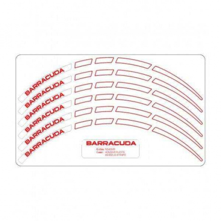 Barracuda Wheel Stripes For Maxiscooter, Wit (5 van 9)