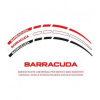 Barracuda Wheel Stripes For Maxiscooter, Wit (Afbeelding 8 van 9)