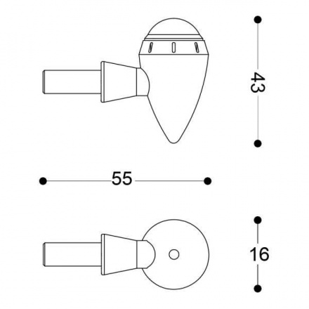 Barracuda Knipperlichten S-led 3 B-lux (paar), Zilver (7 van 7)