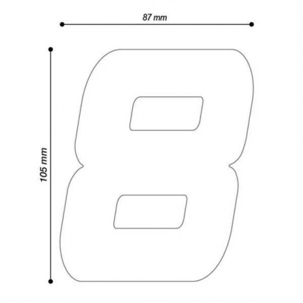 Barracuda Nummerbord Set Moto Guzzi V7 Ii, N.v.t. (25 van 25)