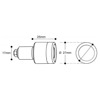 Barracuda Honda Stuurgewicht Adaptorset (HN1000), N.v.t. (Afbeelding 12 van 12)