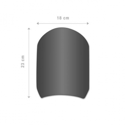 Barracuda Windscherm Classic Aluminium Benelli Leoncino, Zilver (4 van 4)