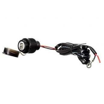 Claw 3.1AMP Dual USB Hardwire Charger Handlebar