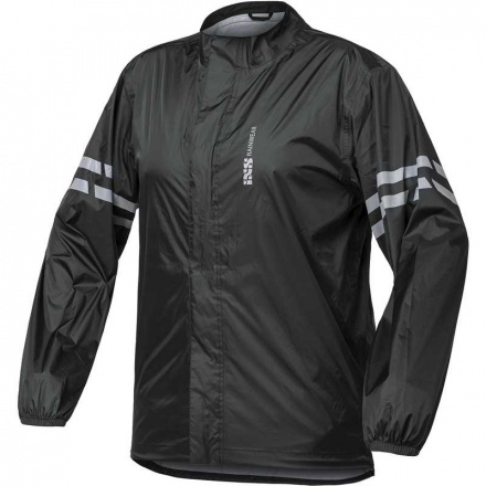 iXS Rain jackett Light black - Zwart