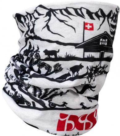 iXS Tube scarf Micro white-black 00 (X33519) - Wit-Zwart