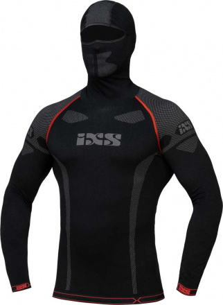 IXS iXS Underwear Hooded shirt iXS 365, Zwart-Grijs (1 van 5)