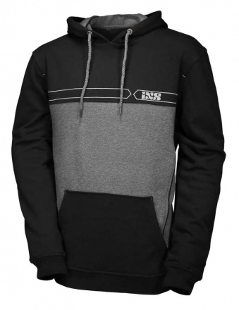 iXS Hoody iXS team - Grijs-Zwart