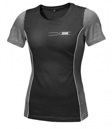 iXS Women Shirt iXS Team - Grijs-Zwart