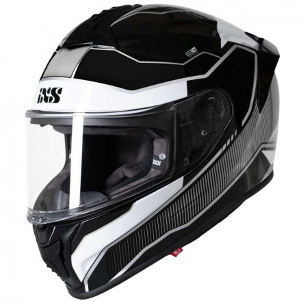 IXS iXS Full-face helmet iXS421 FG 2.1, Zwart-Wit-Grijs (1 van 1)