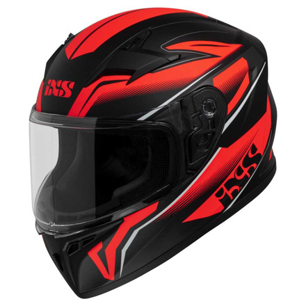 IXS iXS Full-face helmet iXS136 2.0 Kids, Mat Zwart-Rood (1 van 1)