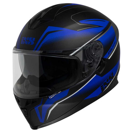 IXS iXS Full-face helmet iXS1100 2.3, Mat Zwart-Blauw (1 van 1)