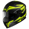 iXS Full-face helmet iXS1100 2.3 - Mat Zwart-Fluor-Geel