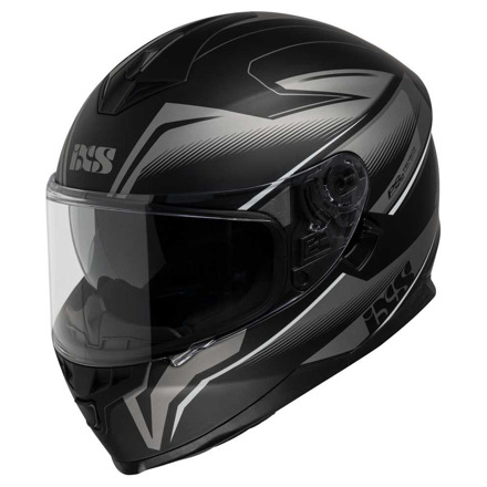 iXS Full-face helmet iXS1100 2.3 - Mat Zwart-Grijs