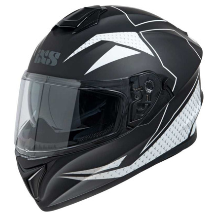 IXS iXS Full Face Helmet iXS216 2.0, Mat Zwart-Wit (1 van 1)