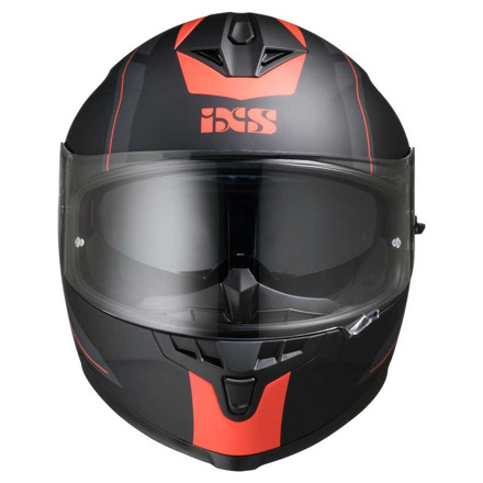 IXS iXS Full Face Helmet 1100 2.0, Mat Zwart-Rood (2 van 2)