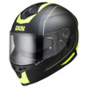 iXS Full Face Helmet 1100 2.0 - Mat Zwart-Fluor-Geel
