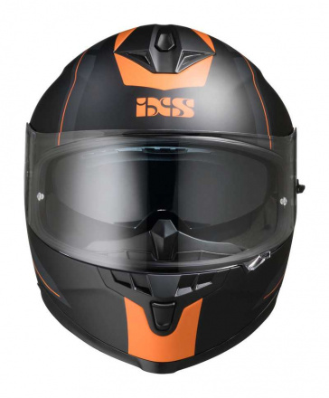 IXS iXS Full Face Helmet 1100 2.0, Mat Zwart-Oranje (2 van 2)